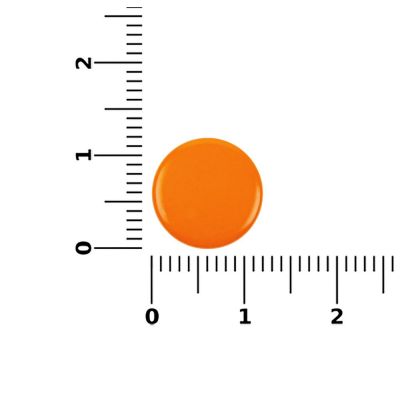 Кнопка Clavis, M, оранжевый неон-1