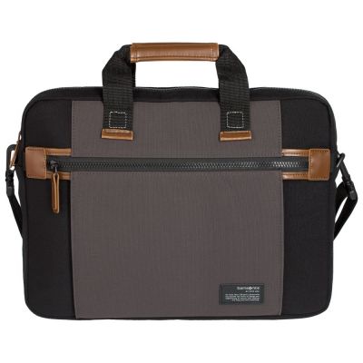 Сумка для ноутбука Sideways Laptop Bag, черная с серым-1