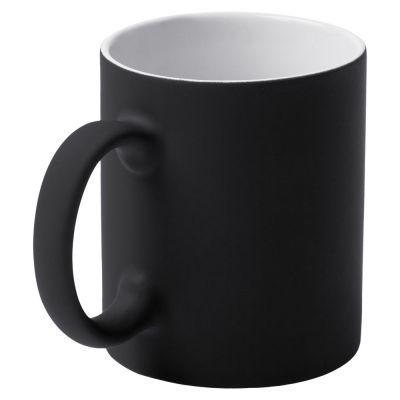 Кружка Sippy c покрытием софт-тач, черная-1