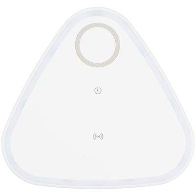 Станция беспроводной зарядки с антистрессом Countdown, белая-2