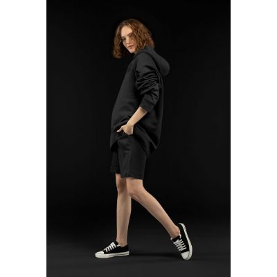 Худи унисекс H1, черное-1