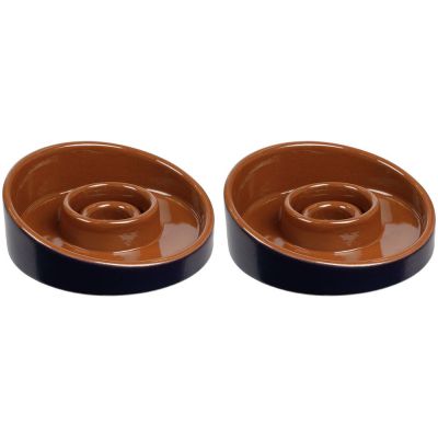 Набор Form Fluid Platter, бордово-горчичный-4