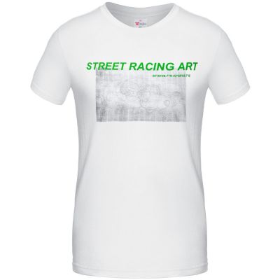 Футболка Street Racing Art, белая-1
