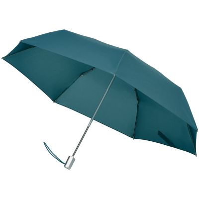 Складной зонт Alu Drop S, 3 сложения, 7 спиц, автомат, синий (индиго)-1