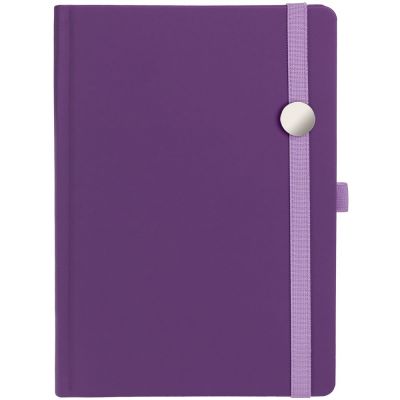 Ежедневник Favor Metal, недатированный, фиолетовый-1