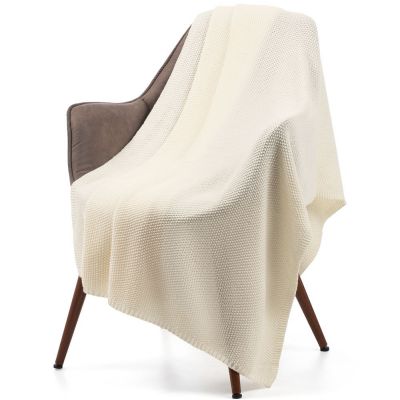 Плед Longview, молочно-белый-0