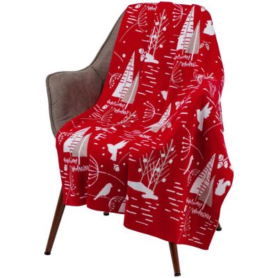 Плед «Русские сказки», красный-0