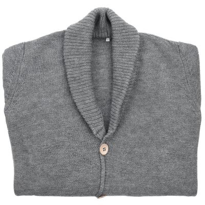 Кардиган мужской с пуговицами Free Flow, серый меланж-3