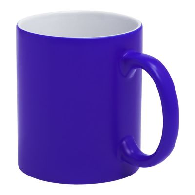 Кружка «Хамелеон», матовая, синяя-1