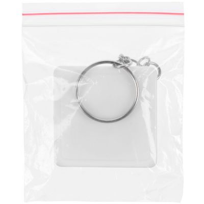 Брелок с рулеткой Square, ver.2, белый-3