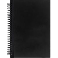 Ежедневник Notera Maxi, недатированный, черный
