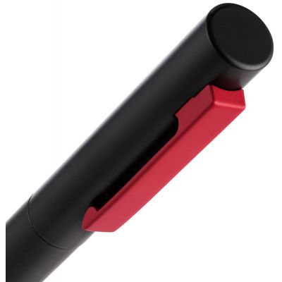 Ручка шариковая Inkolor, черная с красным-3