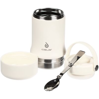 Термос для еды Tabenodo, белый (молочный)-9