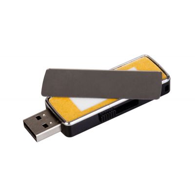 Флешка с подсветкой логотипа Highlight, черная, 8 Гб-2