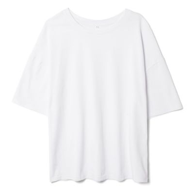 Футболка унисекс оверсайз Crosstown, белая-0