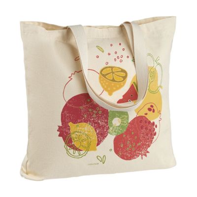 Холщовая сумка «Фрукты», неокрашенная-0