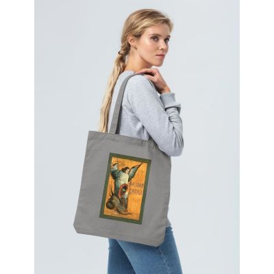 Холщовая сумка «Пиковая драма», серая-2