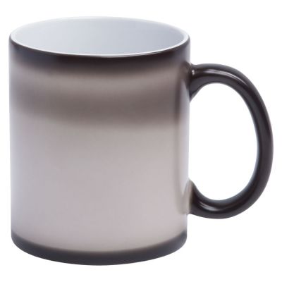 Кружка «Хамелеон», матовая, черная-3