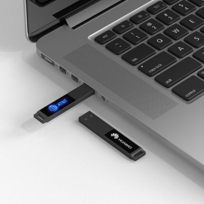 Флешка markBright Black с синей подсветкой, 32 Гб-5