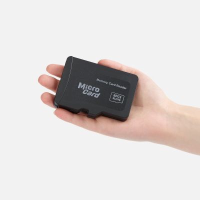 Футляр для карт памяти и SIM-карт Multitask, черный-6