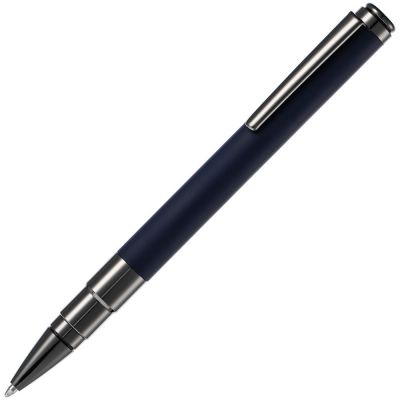 Ручка шариковая Kugel Gunmetal, синяя-0