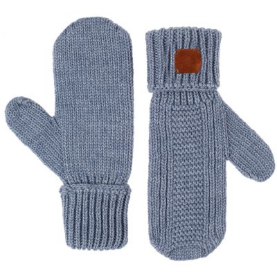 Варежки Brugge, голубой меланж-1