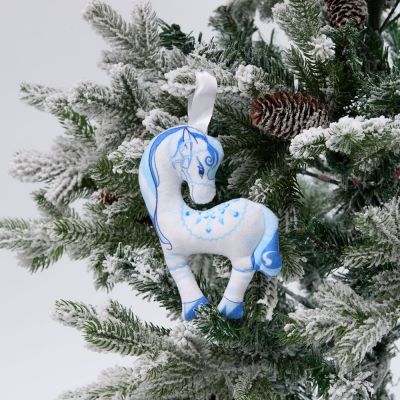 Мягкая игрушка — подвеска «Снежка»-2