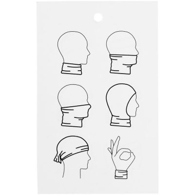 Многофункциональная бандана Dekko, зеленая-3