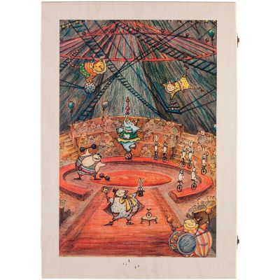 Набор из 6 елочных игрушек Circus Collection-1