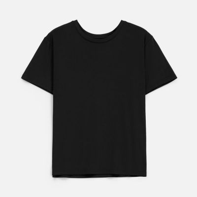 Футболка унисекс Senti, черная-0