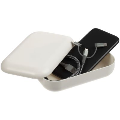 Коробка-шкатулка Stone Age, белая-2