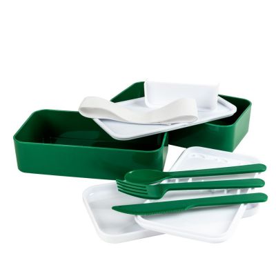 Ланчбокс Pure, зеленый-3