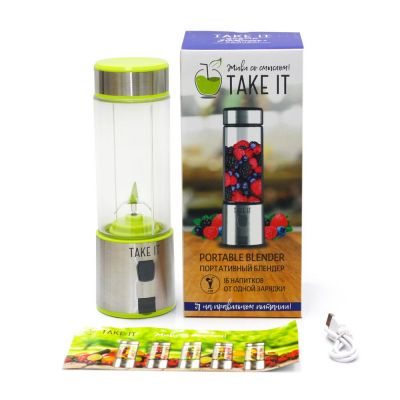 Портативный блендер Take It X4, зеленый-2