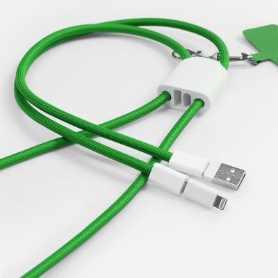 Кабель-ланьярд energyFlex Pro, зеленый-4