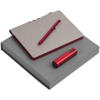 Набор Flexpen Energy, серебристо-красный