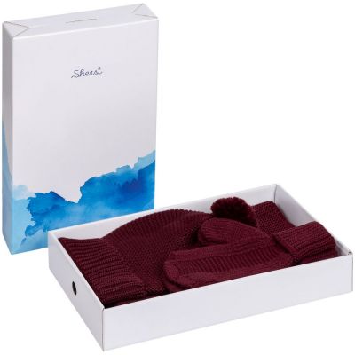 Набор Brugge, бордовый-0