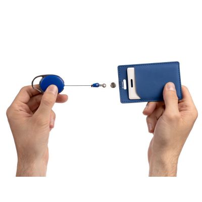 Ретрактор Access New с карабином, синий-3