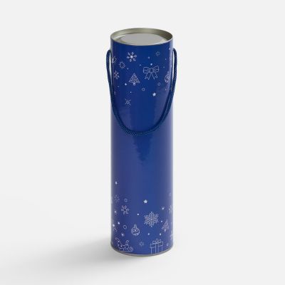 Тубус для бутылки Snowlace, синий-1