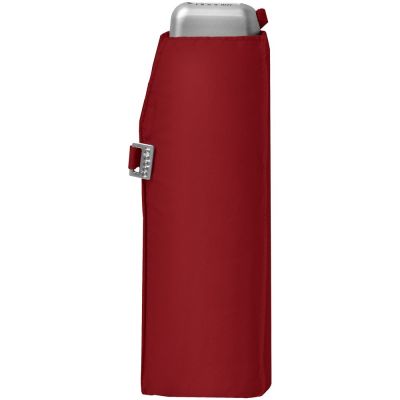 Зонт складной Carbonsteel Slim, красный-1