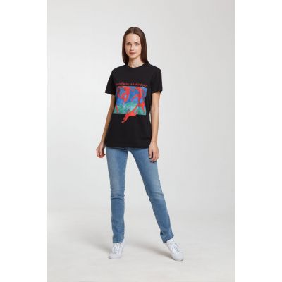 Футболка унисекс «Пренебречь, вальсируем», черная-3