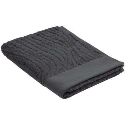 Полотенце New Wave, среднее, серое-0