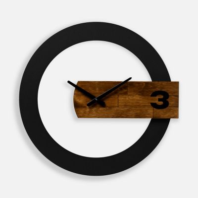 Часы TimeLord, черные с коричневым-0