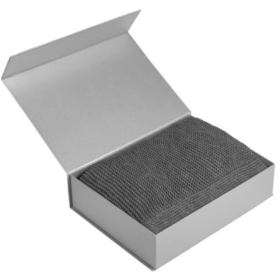 Коробка Koffer, серебристая-2