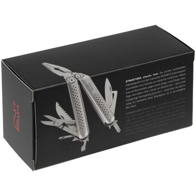 Мультитул Struktura Classic Tool, серебристый-10