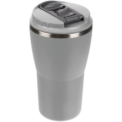 Термостакан Sapporo без логотипа, серый-4