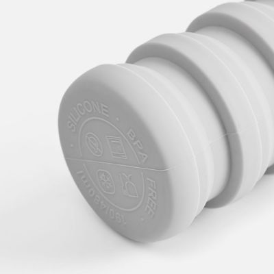 Складная бутылка для воды Folla, серая-4