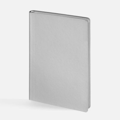 Блокнот Flex Shall ver.2, серебристый-0