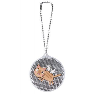 Пешеходный светоотражатель «Круг», белый-2