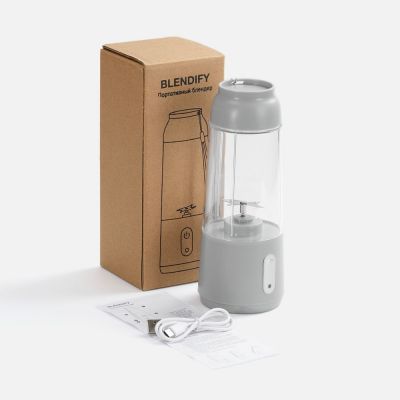 Портативный блендер Blendify, серый-6