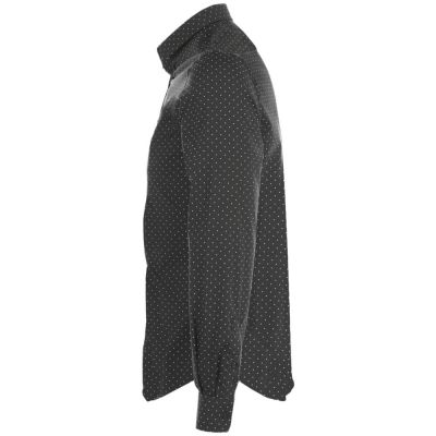 Рубашка мужская Becker Men, темно-серая с белым-2